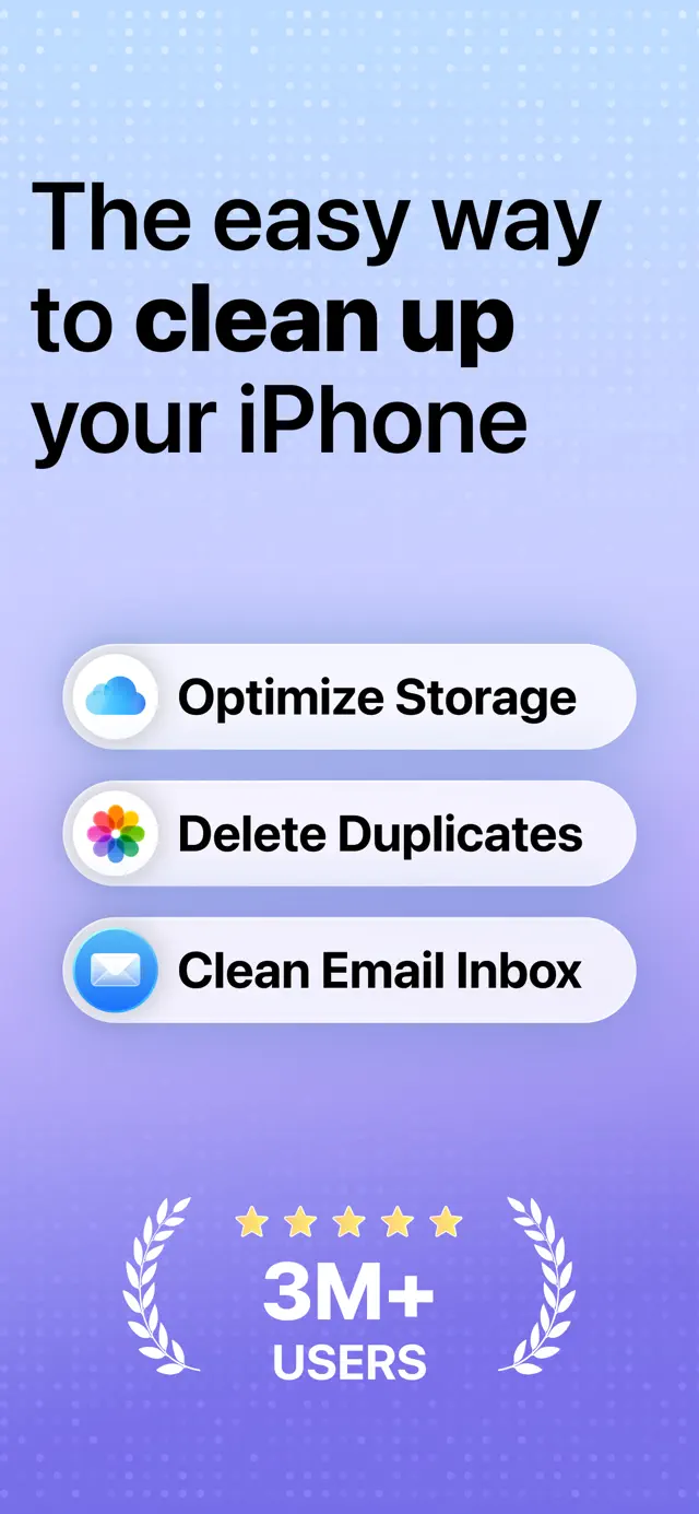 Cleaner Go — the easy way to clean up an iPhone, with storage, duplicates and inbox cleanup